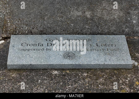 Montgomeryshire County War Memorial. Il Galles. Isole britanniche Foto Stock