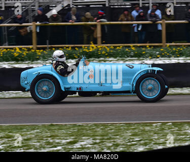 Goodwood Circuito motore di Goodwood, Chichester, West Sussex, Inghilterra, 17 marzo 2018, 18 marzo 2018, Patrick Blakeney-Edwards, Alfa Romeo 8C 2300 Mon Foto Stock