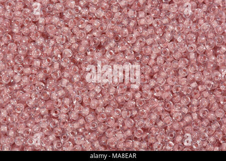 Violetta seed beads sfondo. Foto Stock