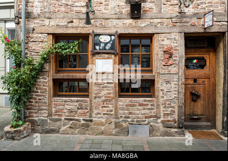 Brühl, è una città della Renania, Germania. Si trova nel quartiere Rhein-Erft-Kreis, 20 km a sud del centro della città di Colonia, Germania Foto Stock