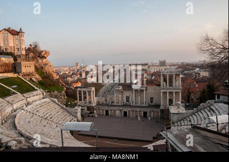 Anfiteatro di Plovdiv Bulgaria Foto Stock