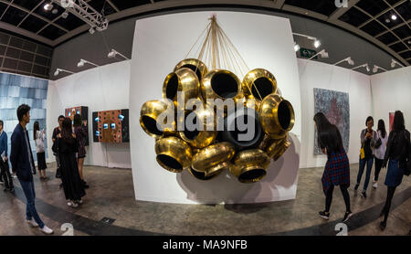 Marzo 30th, 2018 - mostre presso l'Art Basel 2018 mostra che si è tenuta presso il Centro Convegni ed Esposizioni di Hong Kong, Wan Chai, Hong Kong. Foto Stock