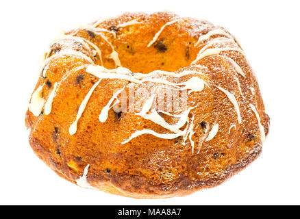 Torte fatte in casa con uvetta e cioccolato bianco Foto Studio Foto Stock