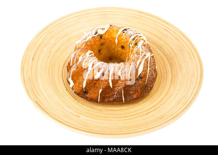 Torte fatte in casa con uvetta e cioccolato bianco Foto Studio Foto Stock