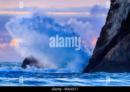 Bandon Beach sulla costa dell'Oregon Foto Stock