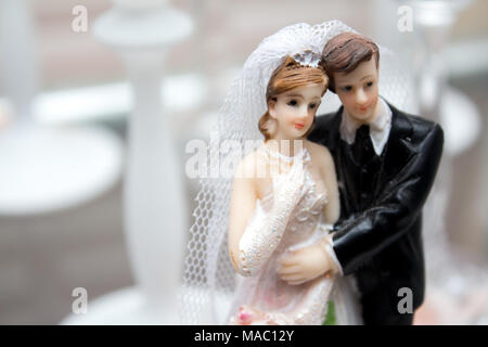 La cena elegante tavolo, design, fantasia set di sfondo Foto Stock