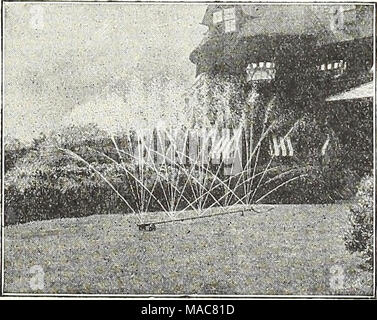 . Dreer dell elenco di mezza estate 1931 . Doppio irroratore rotante Foto Stock