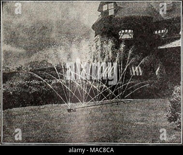 . Dreer dell elenco di mezza estate 1929 . Doppio irroratore rotante Foto Stock