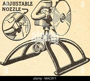 . Dreer dell elenco di mezza estate 1926 . Doppio irroratore rotante Foto Stock