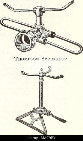 . Dreer la metà estate elenco 1923 . Ciclone Sprinkler Prato Foto Stock