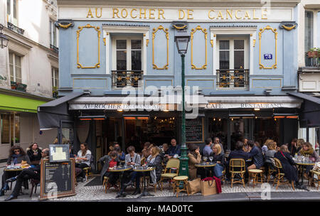 Il cafe au rocher de Cancale , Parigi, Francia. Foto Stock