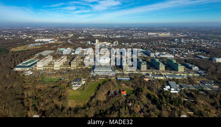 Ruhr-Universität Bochum sfregare sulle altezze della Ruhr, a Bochum in Renania settentrionale-Vestfalia. Bochum, la zona della Ruhr, Nord Reno-Westfalia, Germania Foto Stock