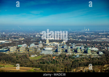 Ruhr-Universität Bochum sfregare sulle altezze della Ruhr, a Bochum in Renania settentrionale-Vestfalia. Bochum, la zona della Ruhr, Nord Reno-Westfalia, Germania Foto Stock