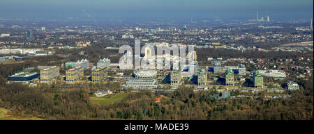 Ruhr-Universität Bochum sfregare sulle altezze della Ruhr, a Bochum in Renania settentrionale-Vestfalia. Bochum, la zona della Ruhr, Nord Reno-Westfalia, Germania Foto Stock