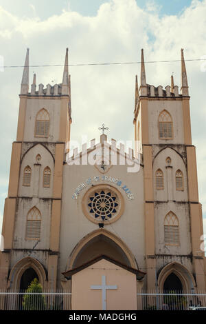 Malacca, Malaysia- Febbraio 04 2018: la chiesa di San Pietro in Malacca. Patrimonio Mondiale UNESCO Sit Foto Stock