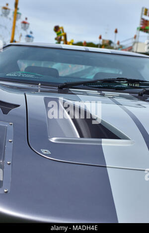 Close up dettaglio colpi di un australiano DRB GT40 replica di una Ford Gt40 Foto Stock