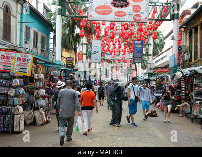 Petaling Street Chinatown Kuala Lumpur in Malesia Foto Stock