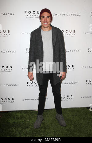 Premiere di Focus Features" "purosangue" del Sunset Marquis Hotel - Arrivi con: Courtney Dober dove: West Hollywood, California, Stati Uniti quando: 28 Feb 2018 Credit: FayesVision/WENN.com Foto Stock