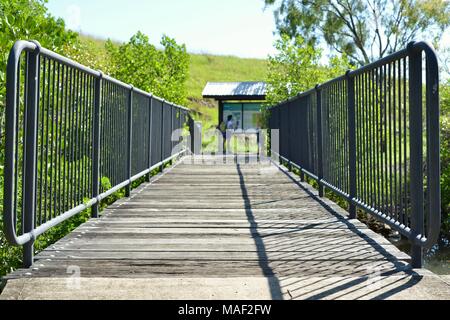 Cape pallarenda sentieri segno di benvenuto, Shelly Cove trail a Cape Pallarenda Conservation Park Queensland Australia Foto Stock