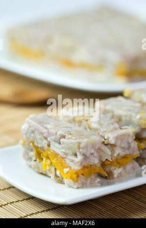 Filato di fatti in casa torta di zucca Foto Stock