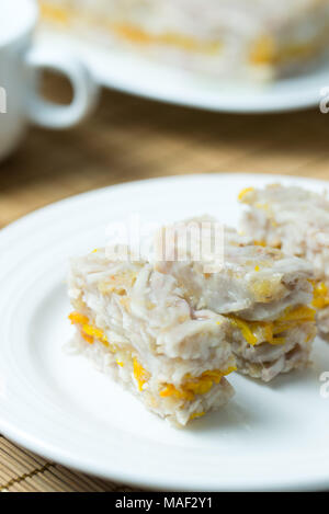 Filato di fatti in casa torta di zucca Foto Stock