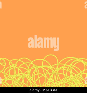 Bollito di farinosa Prodotto Modello di spaghetti Foto Stock