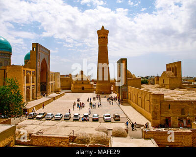 Complesso Kolon poi a Bukhara, Uzbekistan Foto Stock