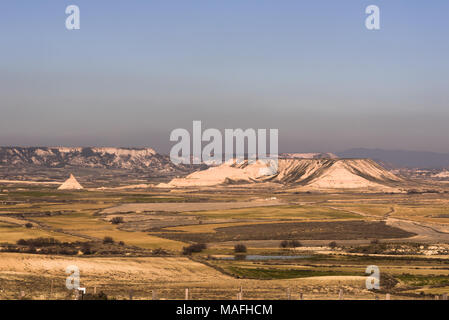 Berdenas Reales desert in provincia di Navarra in Spagna Foto Stock