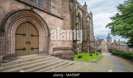 Chiesa di Santo rude, chiesa parrocchiale medievale di Stirling, in Scozia. Foto Stock