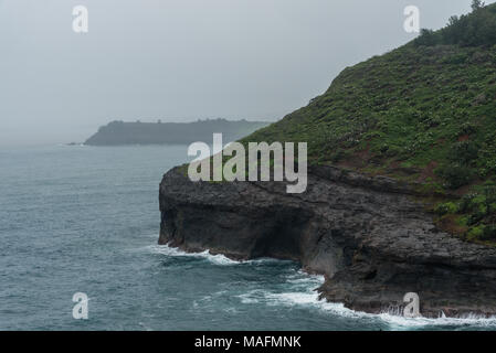 Il Kilauea Point National Wildlife Refuge su Kauai, Hawaii Foto Stock