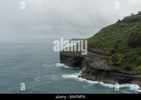 Il Kilauea Point National Wildlife Refuge su Kauai, Hawaii Foto Stock