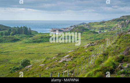 Paesaggio panoramico in punto di Sleat, il punto più meridionale di Skye. La Scozia. Foto Stock