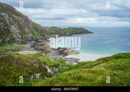 Paesaggio panoramico in punto di Sleat, il punto più meridionale di Skye. La Scozia. Foto Stock