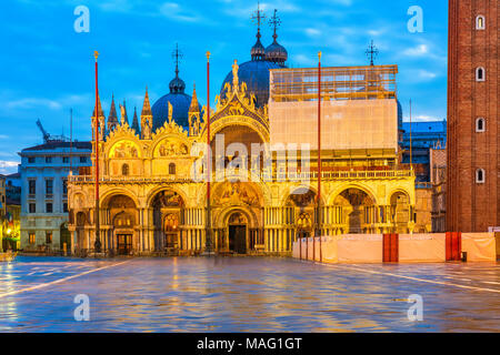 Piazza San Marko, Venezia Foto Stock