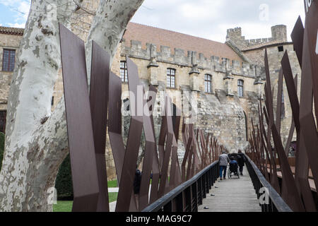 Palais des archevêques,l Arcivescovo's,Palace,centro,d,Narbonne,Aude,Occitanie,sud,d,Francia,Francia,francese,l'Europa,europeo, Foto Stock