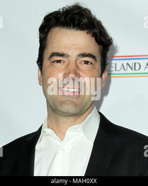 US-Irlanda Host Alleanza xiii annuale di Oscar Wilde Awards tenutosi a Bad Robot in Santa Monica, California. Dotato di: Ron Livingston dove: Los Angeles, California, Stati Uniti quando: 01 Mar 2018 Credit: Adriana M. Barraza/WENN.com Foto Stock