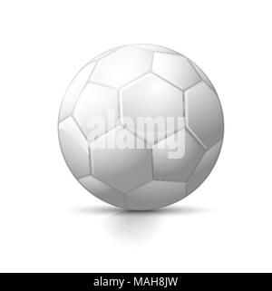 Pallone da calcio con design classico Illustrazione Vettoriale