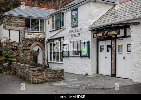 Il museo della stregoneria in Boscastle, Cornwall Foto Stock