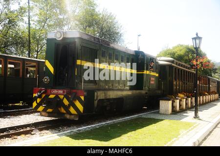 In treno in Mokra Gora, Serbia Foto Stock