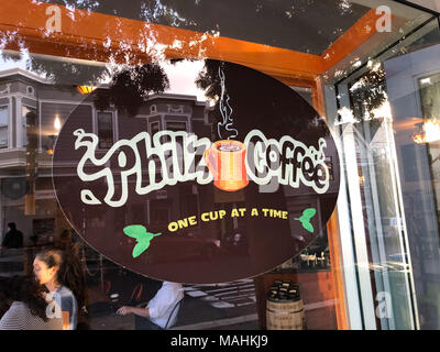 Philz Caffè San Francisco California Foto Stock