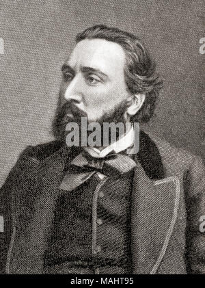 Léon Gambetta, 1838 - 1882. Statista francese. Da Hutchinson nella storia delle nazioni, pubblicato 1915 Foto Stock