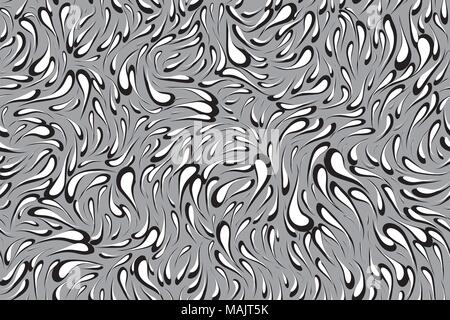 Abstract spot seamless pattern. Blot di turbolenza dello sfondo. Dot tile wallpaper Illustrazione Vettoriale