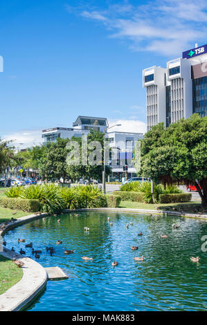 nuova zelanda palmerston centro della città nord la piazza palmerston nord nuova zelanda nord isola del nord Foto Stock