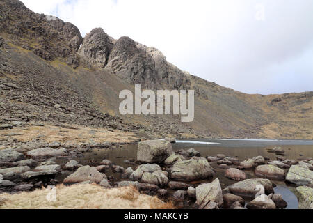 Laghetti di montagna nel Lake District inglese Foto Stock