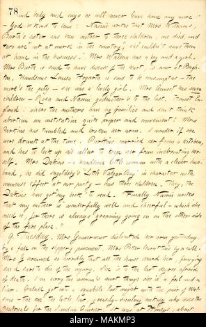 Descrive una lettera da William Barth e spiega come Eliza ...