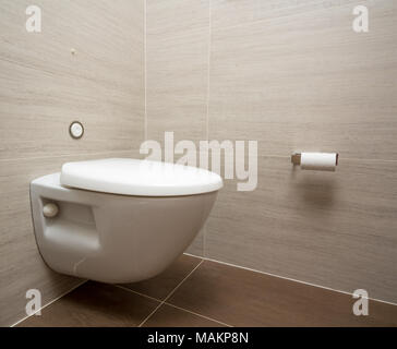 Moderni servizi igienici WC o in nave da crociera cabina Foto Stock