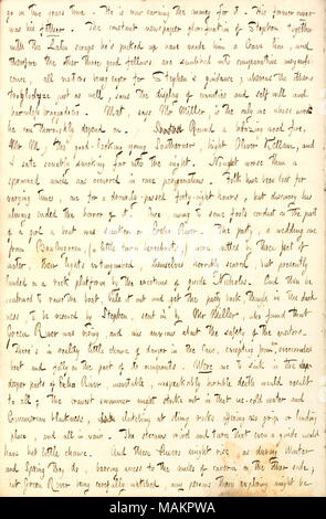 Per quanto riguarda le guide di slave a Mammoth Cave e un racconto di una festa di nozze la cui barca capovolta in grotta. Trascrizione: andare in due anni di tempo. Egli [Stephen Vescovo] è subito a guadagnare il denaro per l'IT. Il suo ex proprietario era il suo padre. Il quotidiano costante glorificazione di Stephen insieme con gli scarti di Latina ha ?s prelevati hanno fatto di lui una grotta lion e pertanto le altre tre buone borsisti sono snobbato in confronto insignificanza, tutti i visitatori di essere impaziente di Stephen ?s di orientamento; che gli altri troglodyze appena pure, sans il display di vanità e di auto sarà e innocuo braggadoc Foto Stock