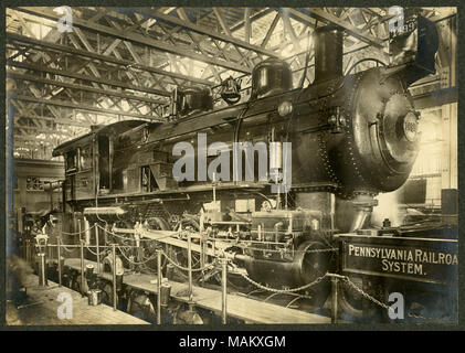 Titolo: Locomotiva Impianto di test (1904 Fiera Mondiale). . 1904. Foto Stock
