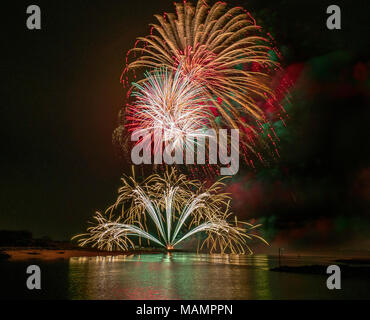 Irvine fuochi d'artificio di illuminazione 2017 Foto Stock