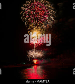 Irvine fuochi d'artificio di illuminazione 2017 Foto Stock